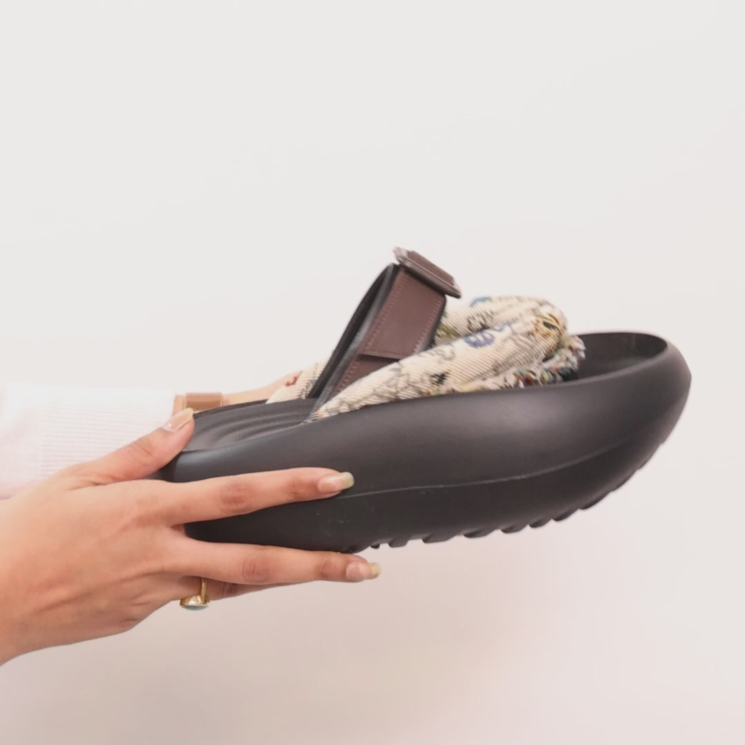 Canvas Bloom Thong Platform