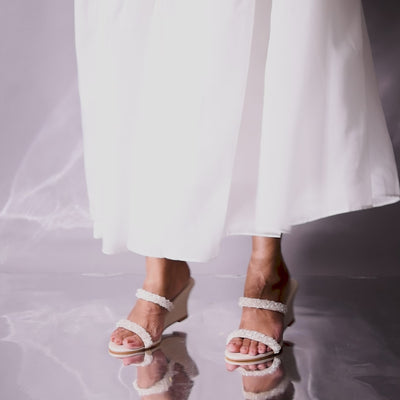 White Crystal Wedges