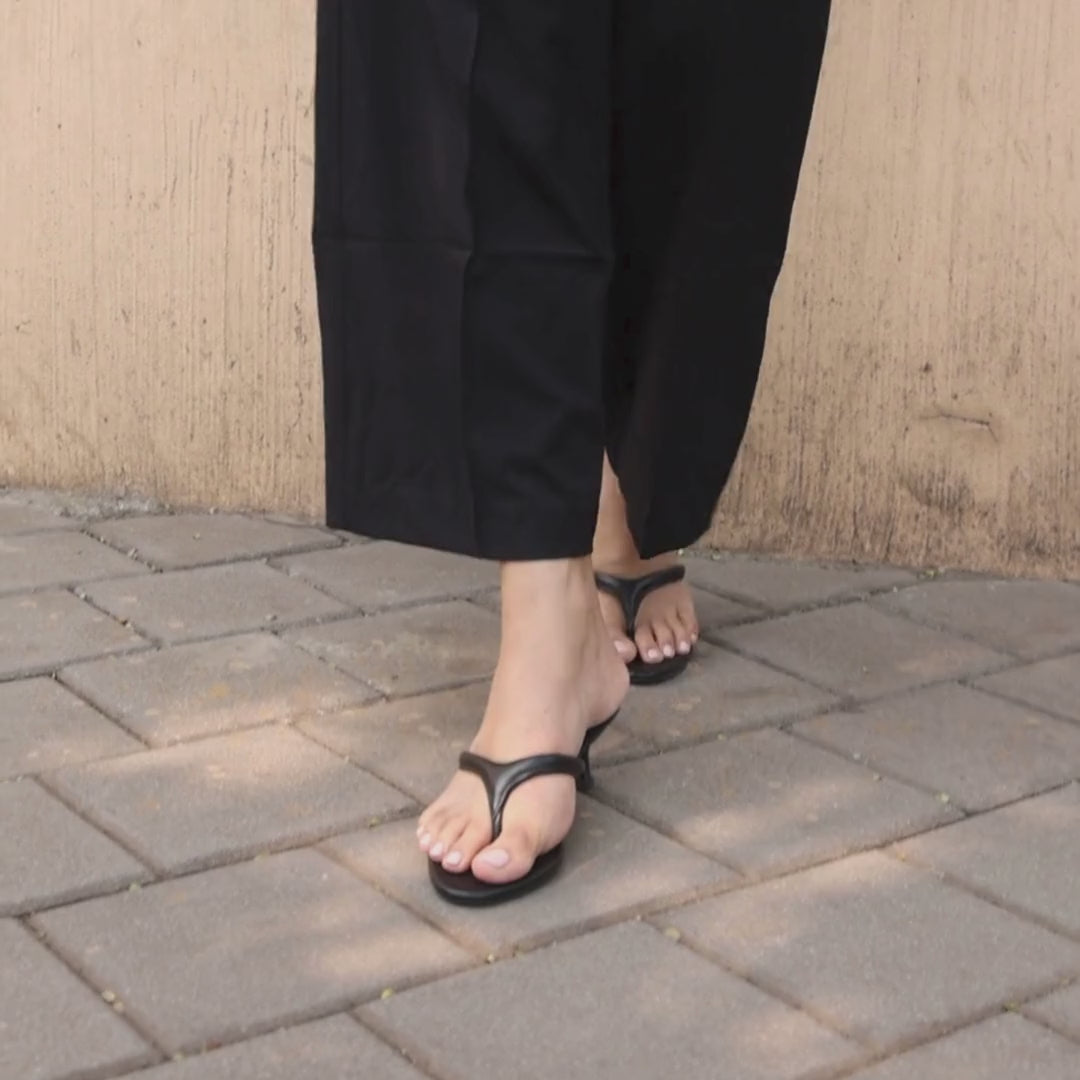 Crest Black Heels