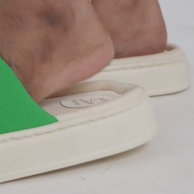 Spongy Green Slip On