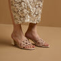 Mosaic Blush Heels