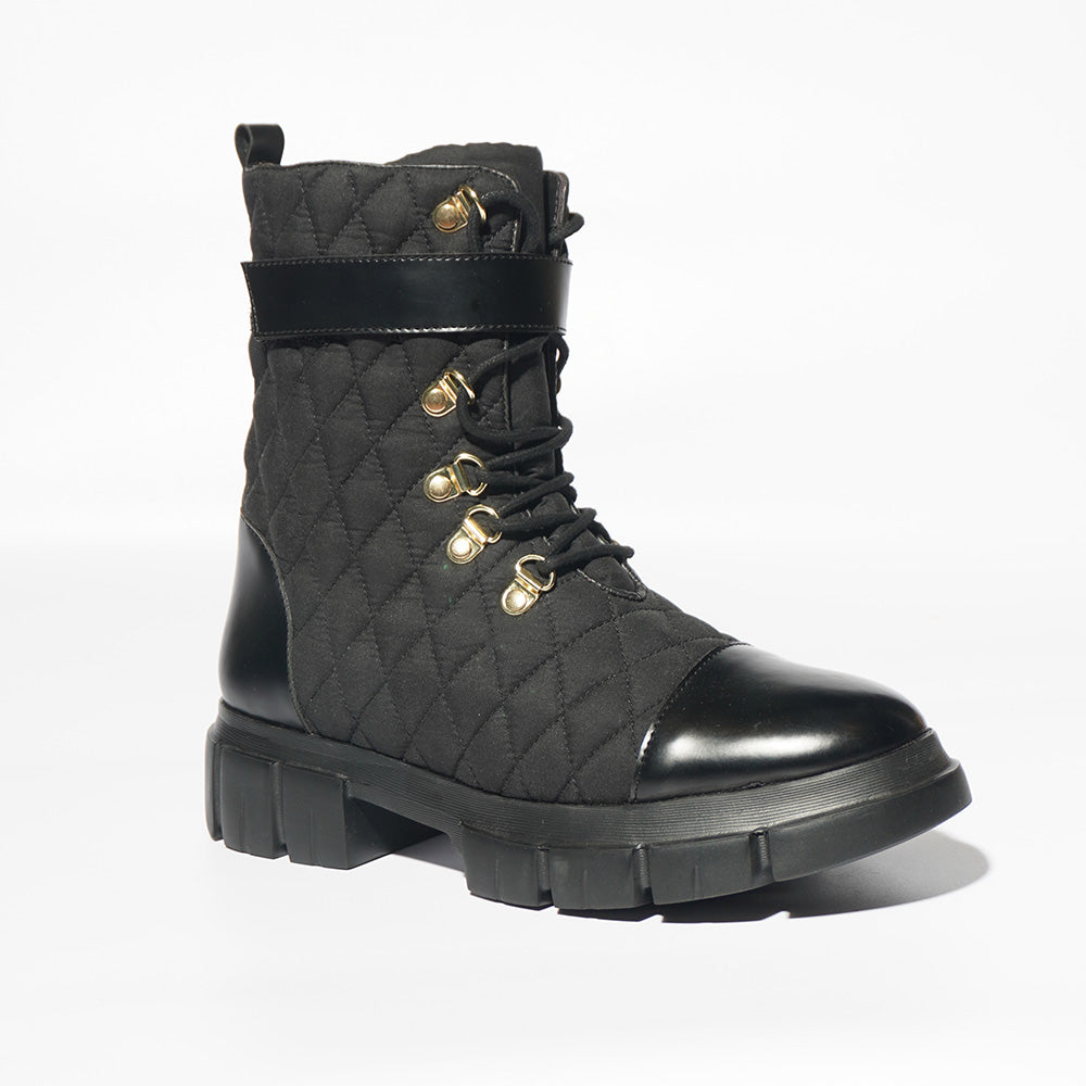 High Top Quilted Boots