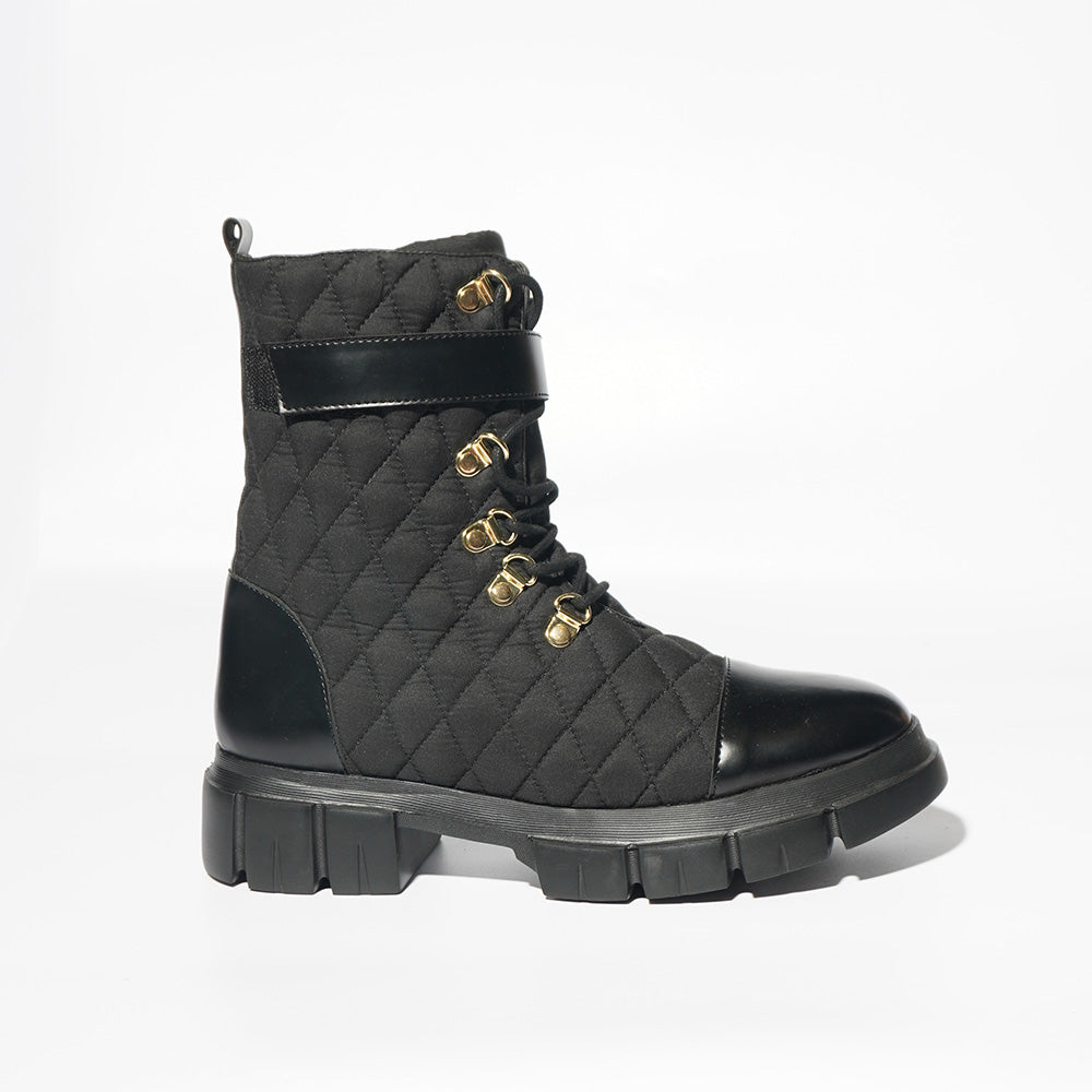 Tall quilted boots shop