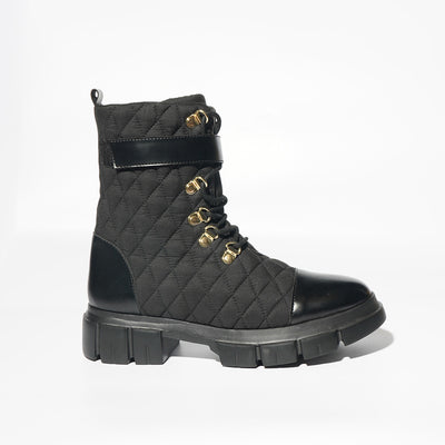 High Top Quilted Boots