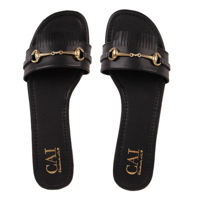 Combed flap Black