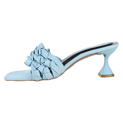 Buy Blue Spiked Heels at Cai Store