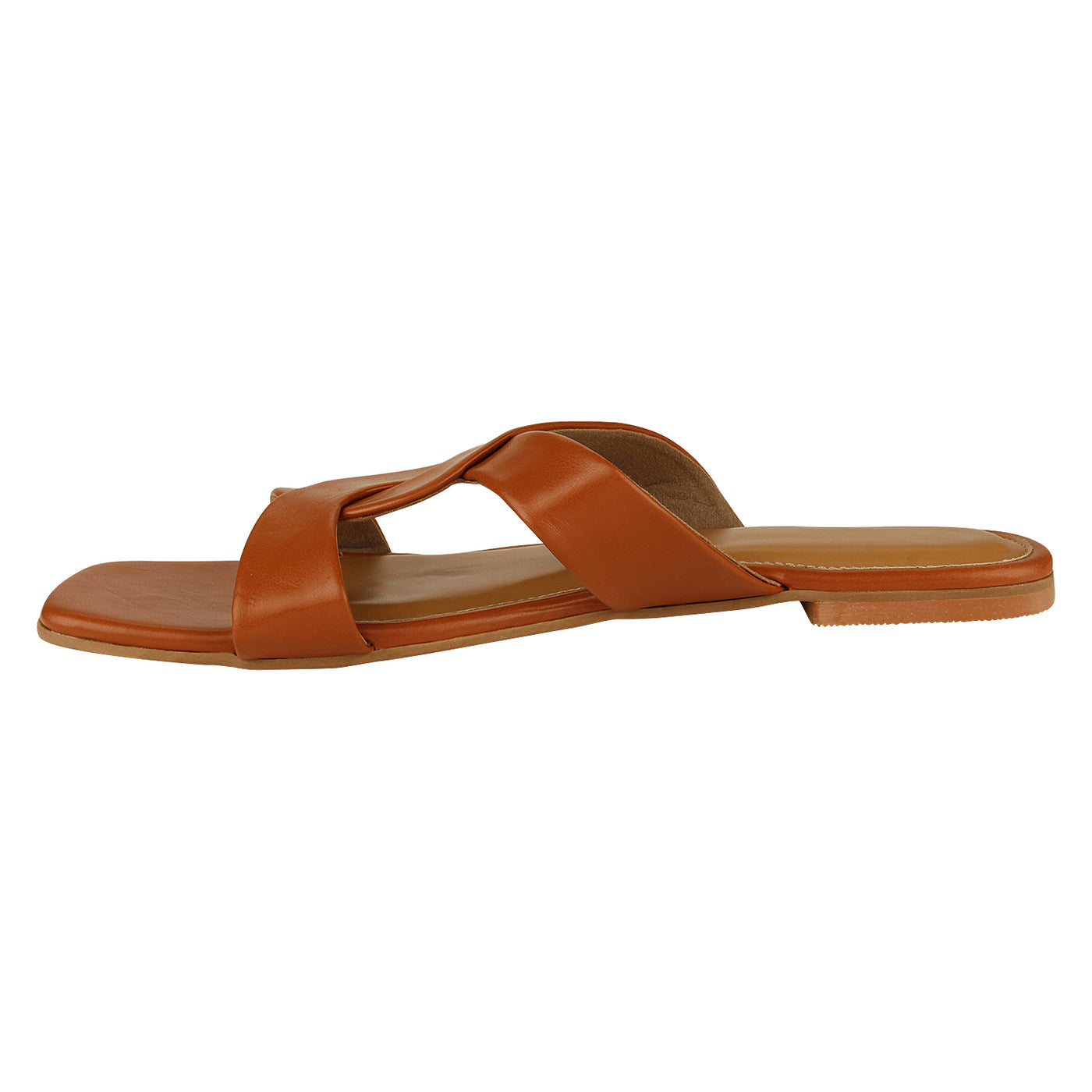 Buy Tan Knot Flats in India