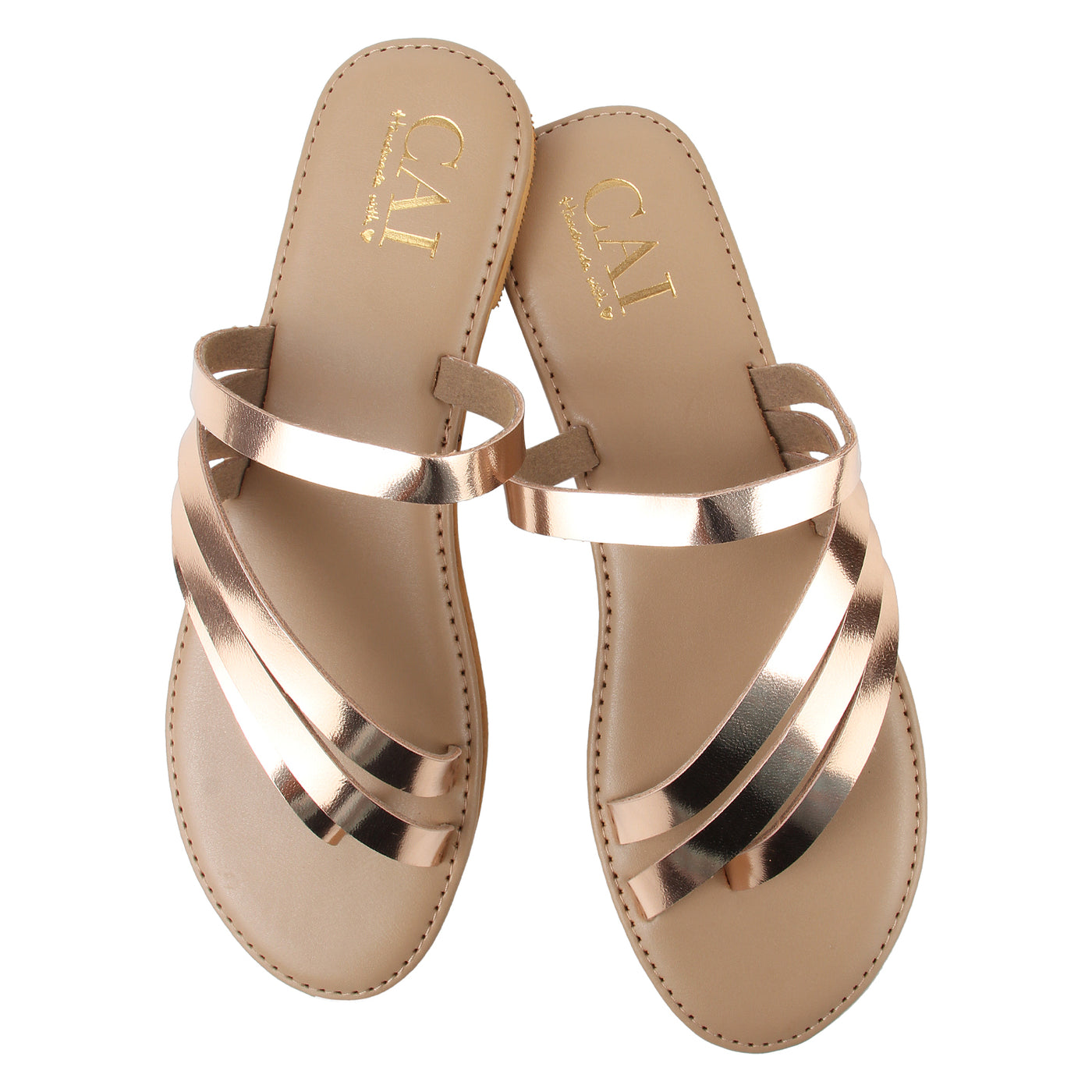 Statement Rose Gold Slip-on for Women Online