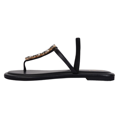 Starry T Strap Flats for Women