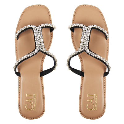 Strap Embellished Flats Online