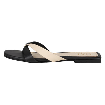 Sundance in Black Slip on Sandals for Women