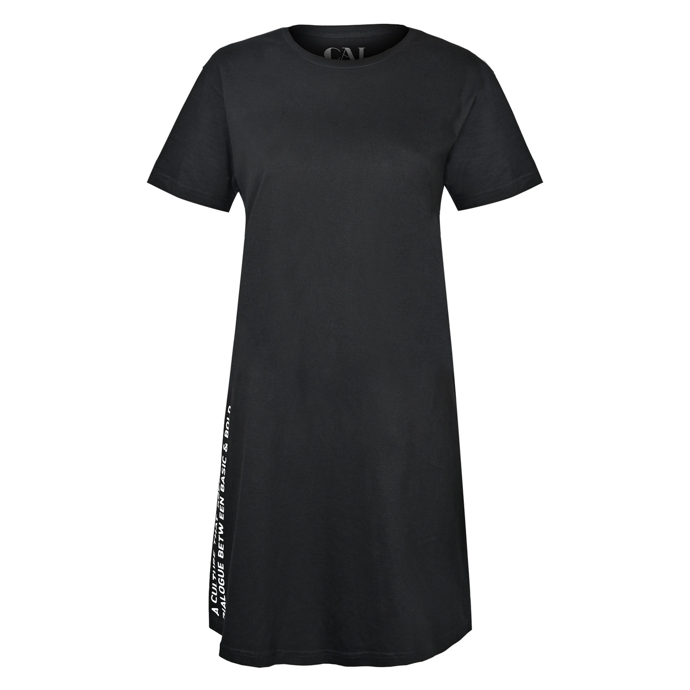 Bold Shift Dress - Black