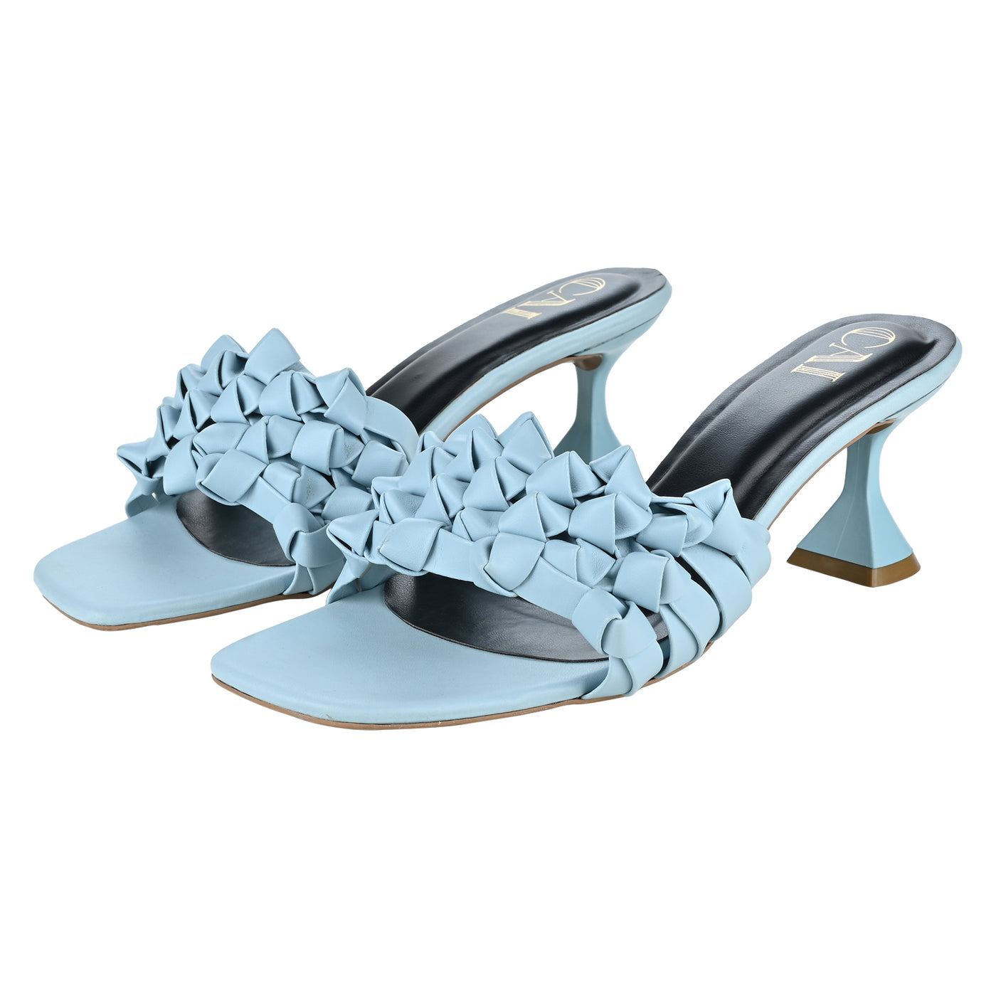 Buy Blue Spiked Heels in India