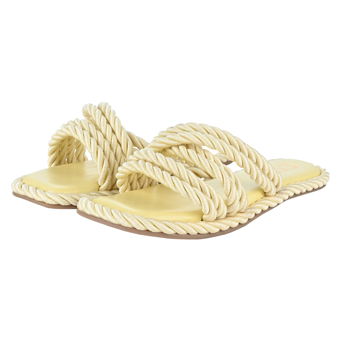 Buy Yellow Rope Flats at The Cai Store