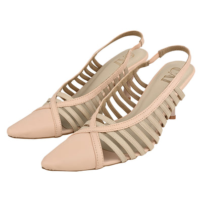 Pink Ribbed Heels Online