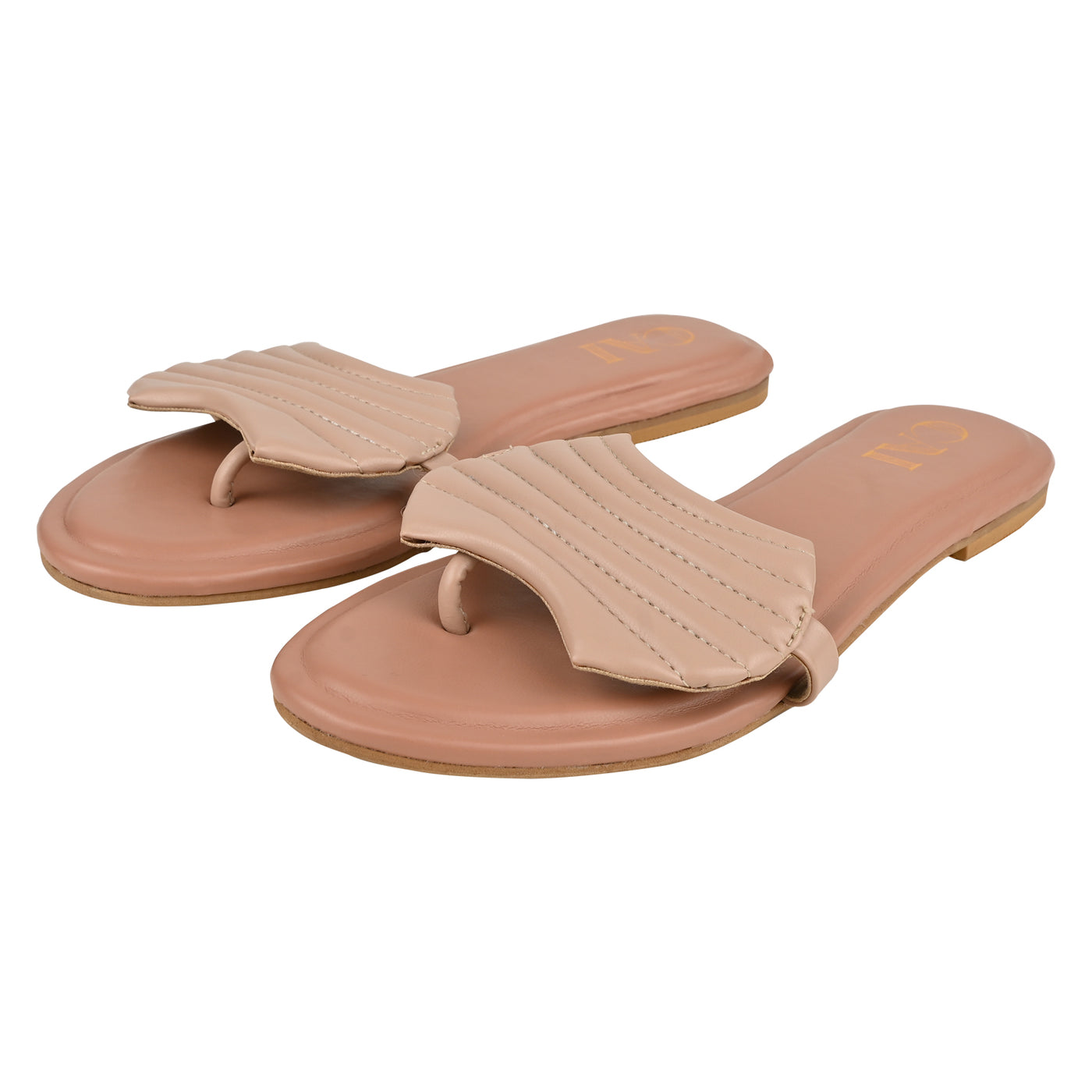 Buy Pink Quilted Flats For Womens Online