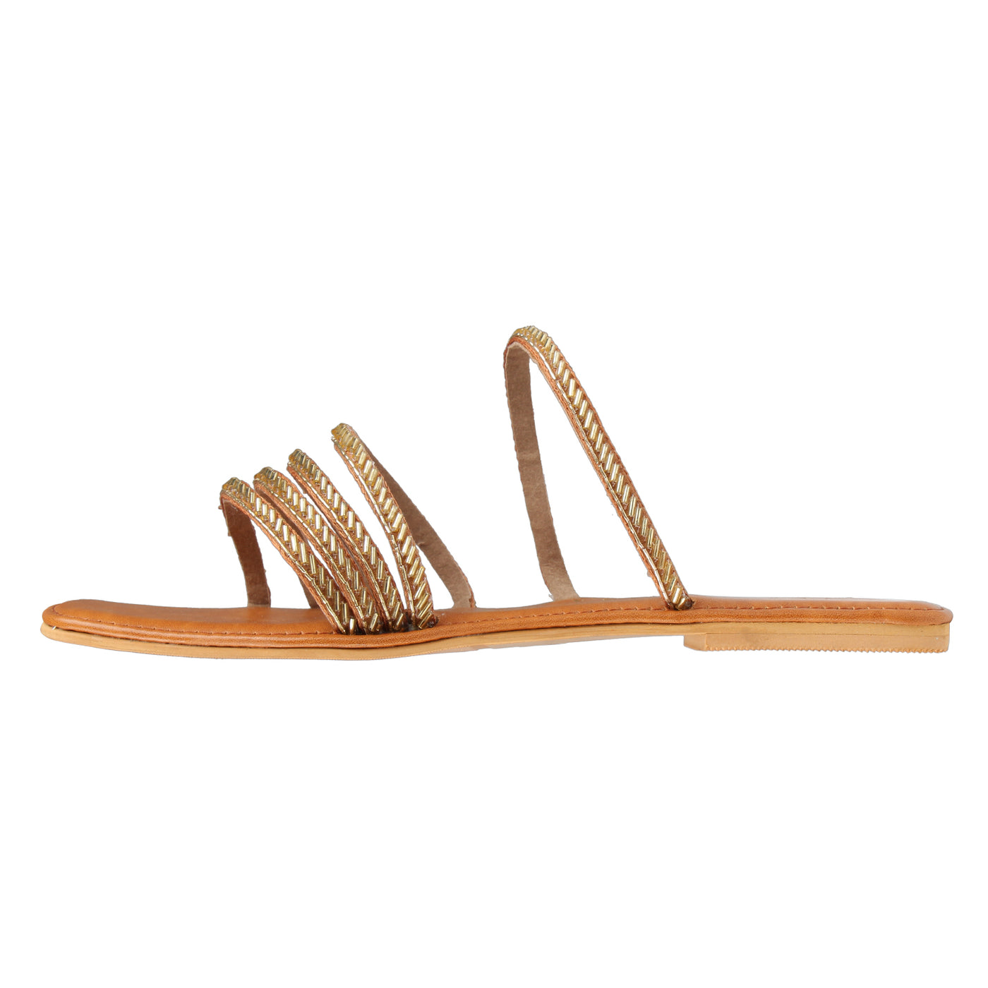 Do The Twist Tan Flats for Ladies Online