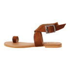 Brown Toe Loop Sandals in India