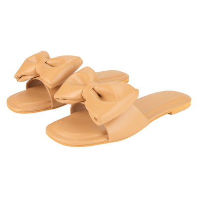 Minnie in Tan Flats For Womens