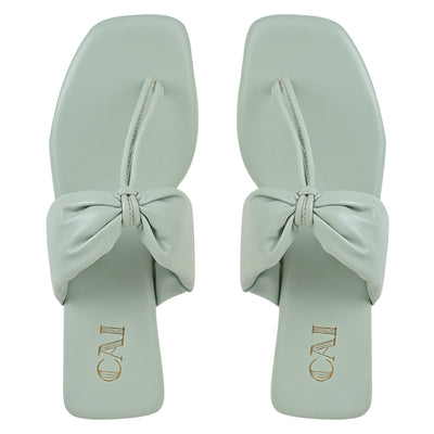Pastel Blue Slip ons