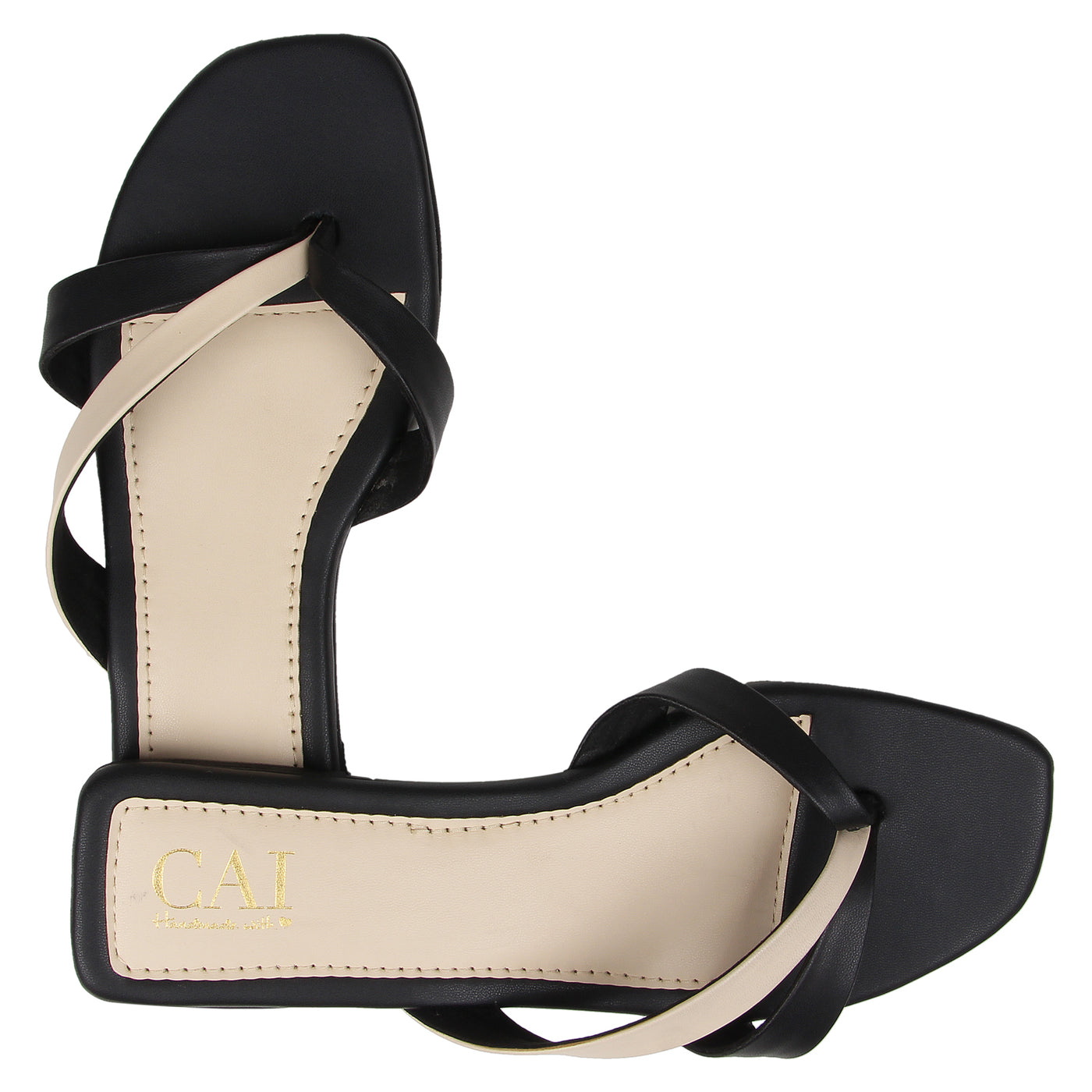 Sundance in Black Slip on Sandals in India