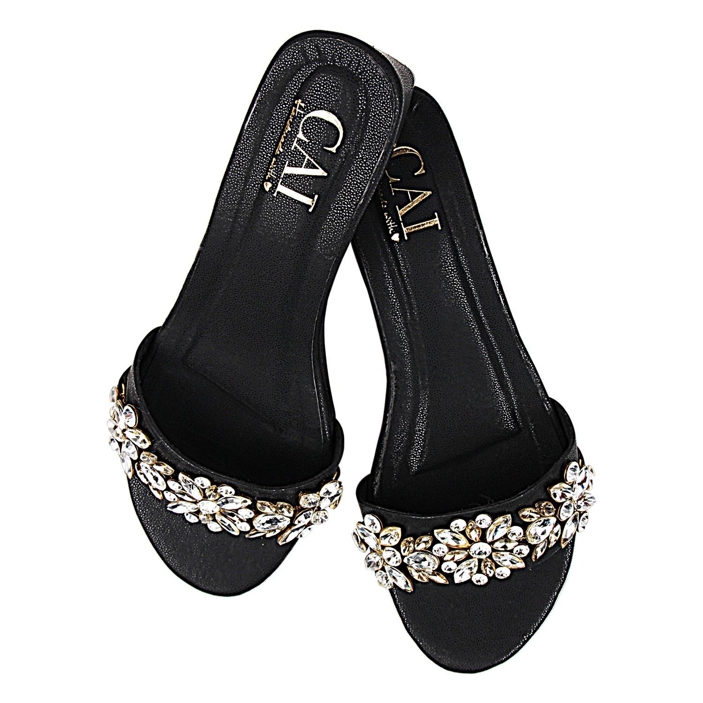 Black Embellished Heels Online India