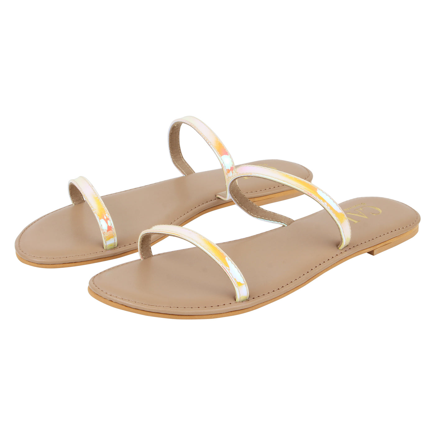 Holographic Stand Flats for Women