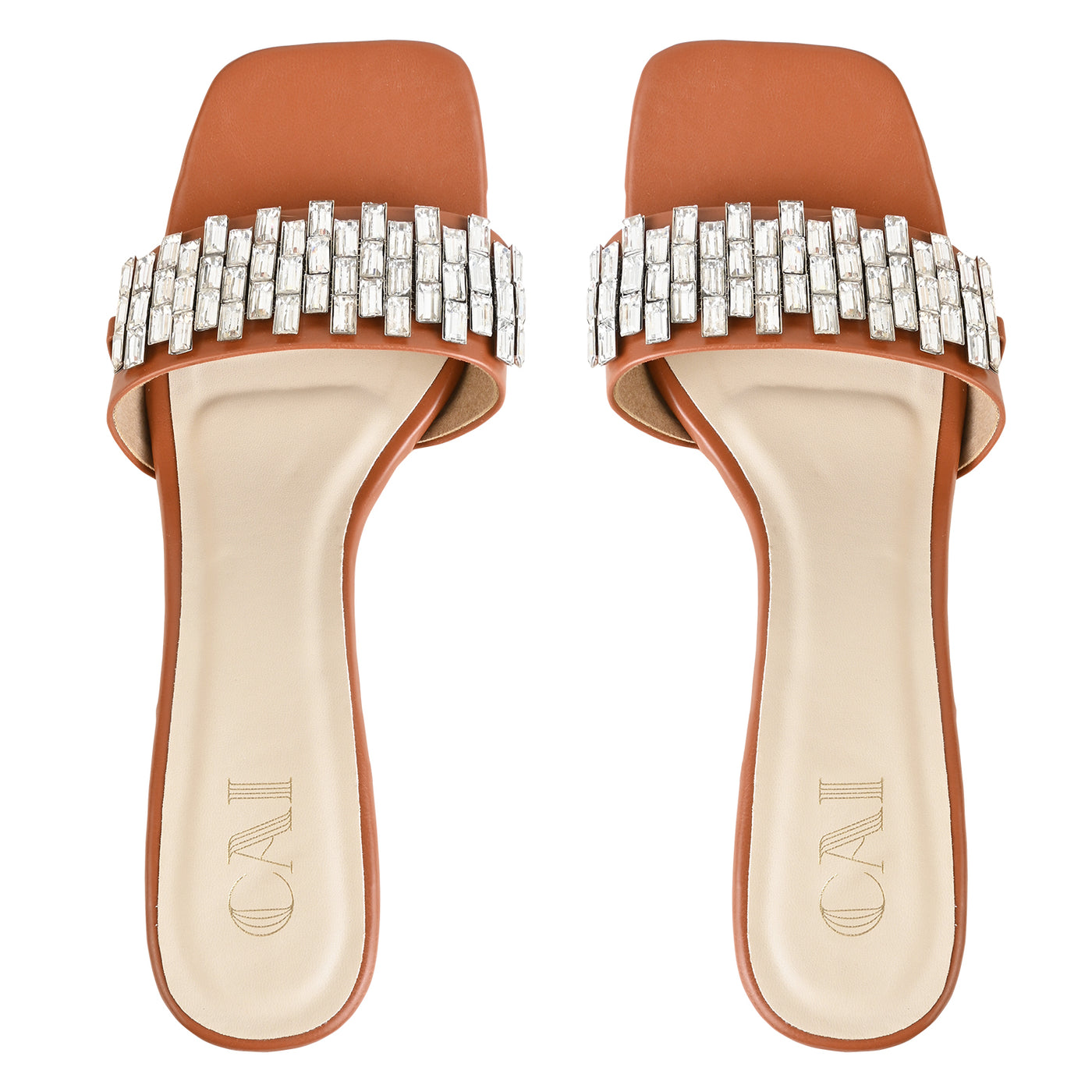 Buy online Tan Synthetic Back Strap Sandals from heels for Women by Marc  Loire for ₹899 at 64% off | 2024 Limeroad.com