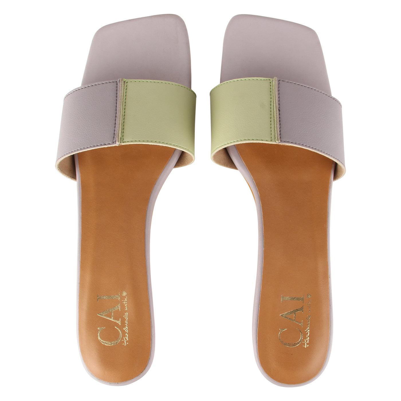 Two Tone Lilac Heels
