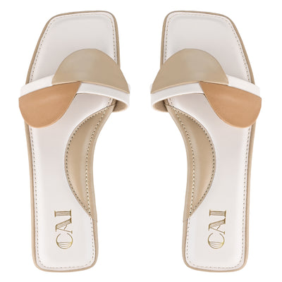 Buy Crescent Tan Flats Footwear Online