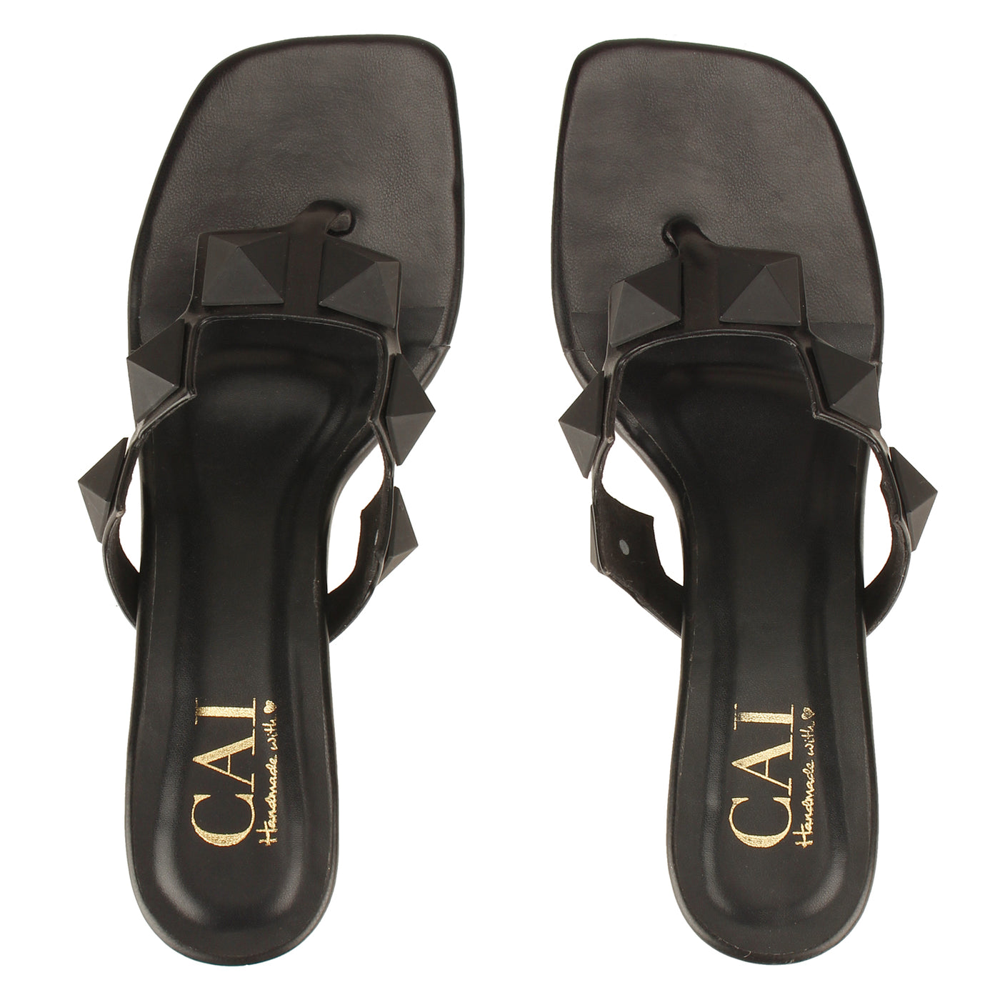 Buy Women's Black Studded Heels Online
