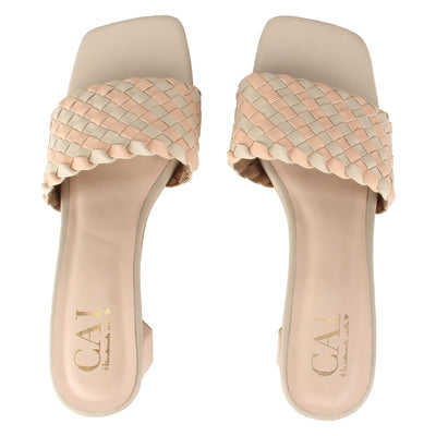 Weaved in Peach Heels in India