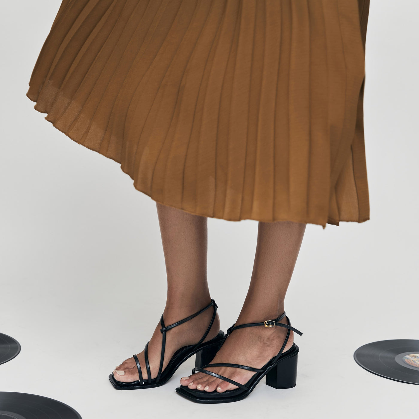 Shehlu in Black Block Heels
