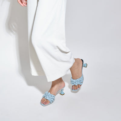 Blue Spiked Heels For Ladies