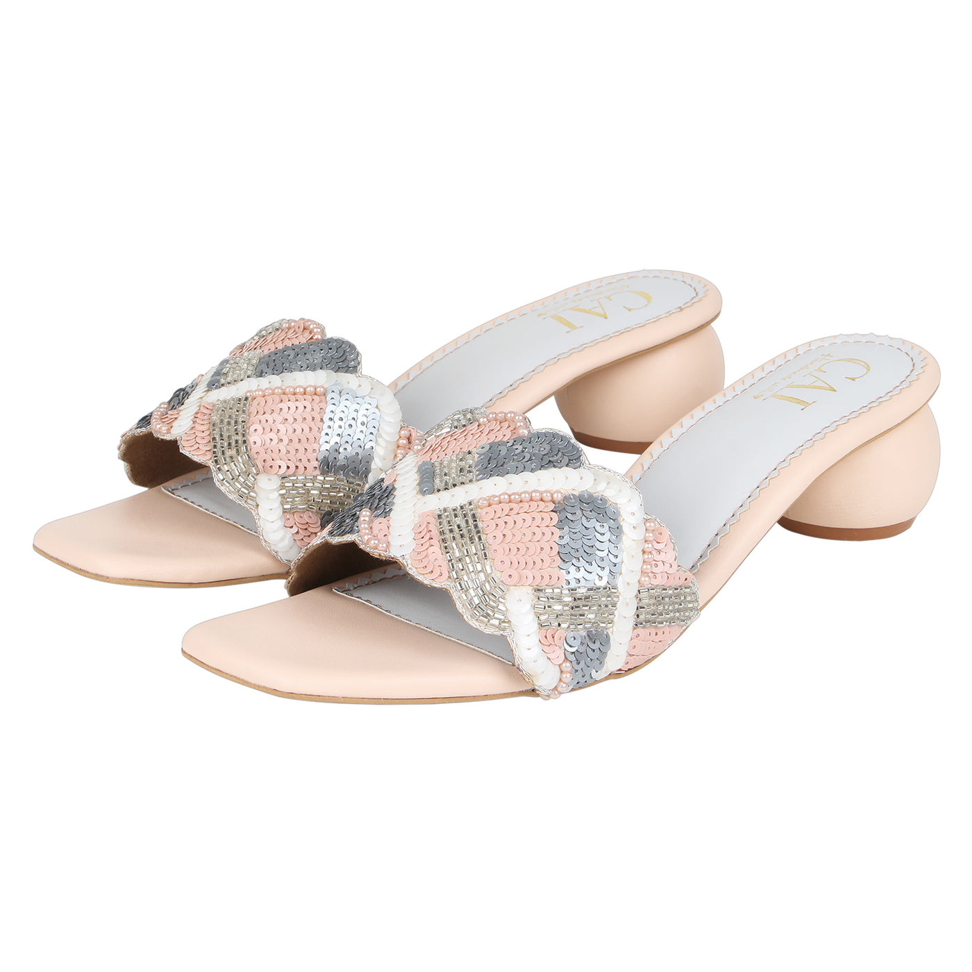 Pixie Pastels Heels for Festive Wear