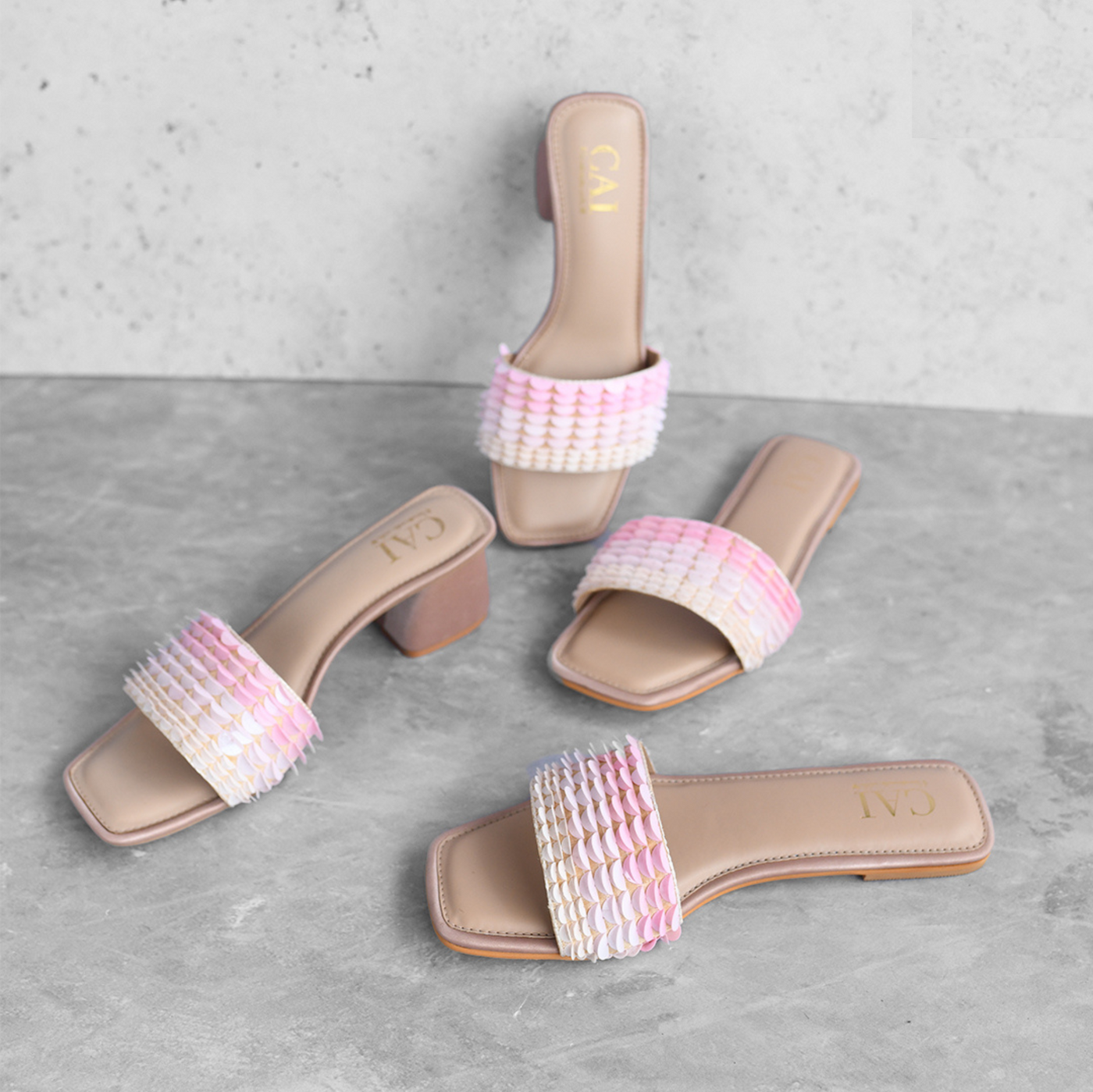 Flushed in Ombre Heels