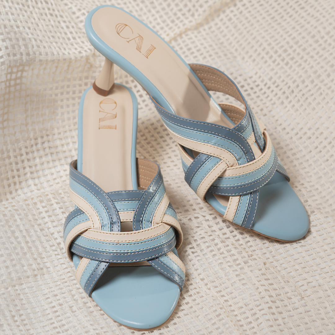 Twirl in Blue Heels