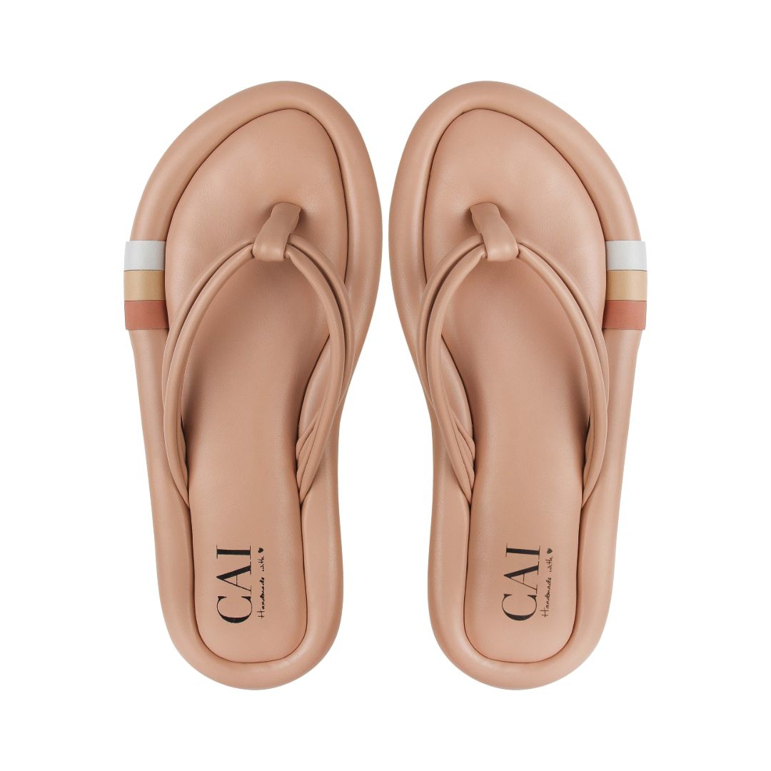 Bouncy Twin Straps Flats Online