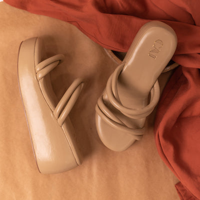 Cushy Strapped Wedges For Womens
