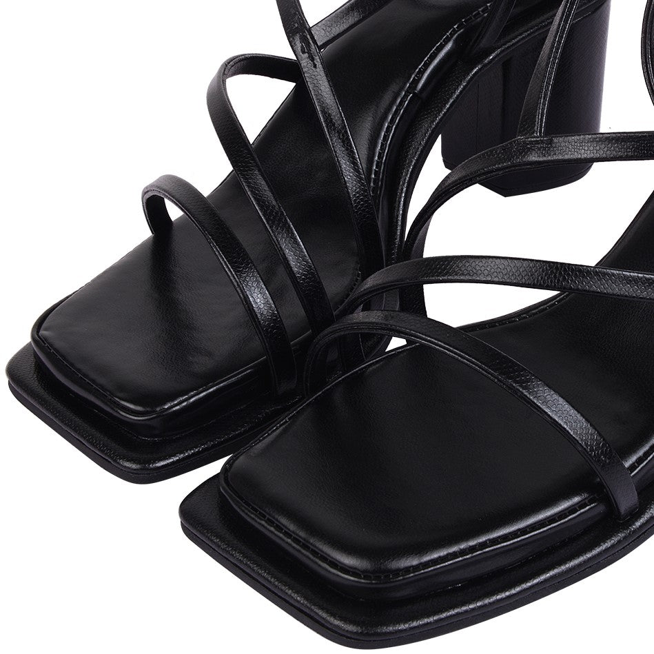Shehlu in Black Block Heels